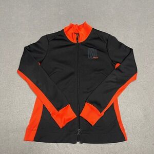 Oregon State Beavers Jacket Girls Large Black Orange Nike OSU NCAA Embroidered